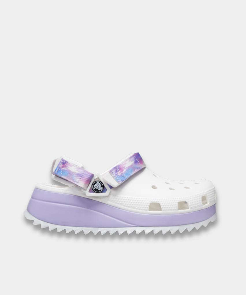 crocs classic hiker white lavender cover