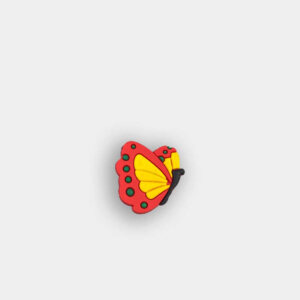 Jibbitz Butterfly red and yellow 15