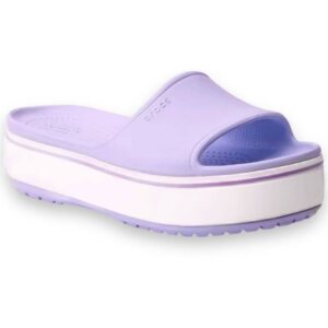 Crocband Platform Slide Lavander