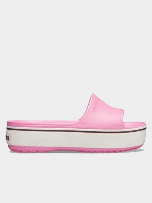 Crocband-Platform-Slide-Pink Crocband Platform Slide Pink