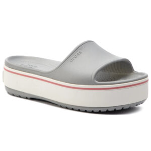 Crocs Crocband Platform Slide Grey
