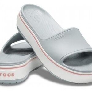 Crocs Crocband Platform Slide Grey