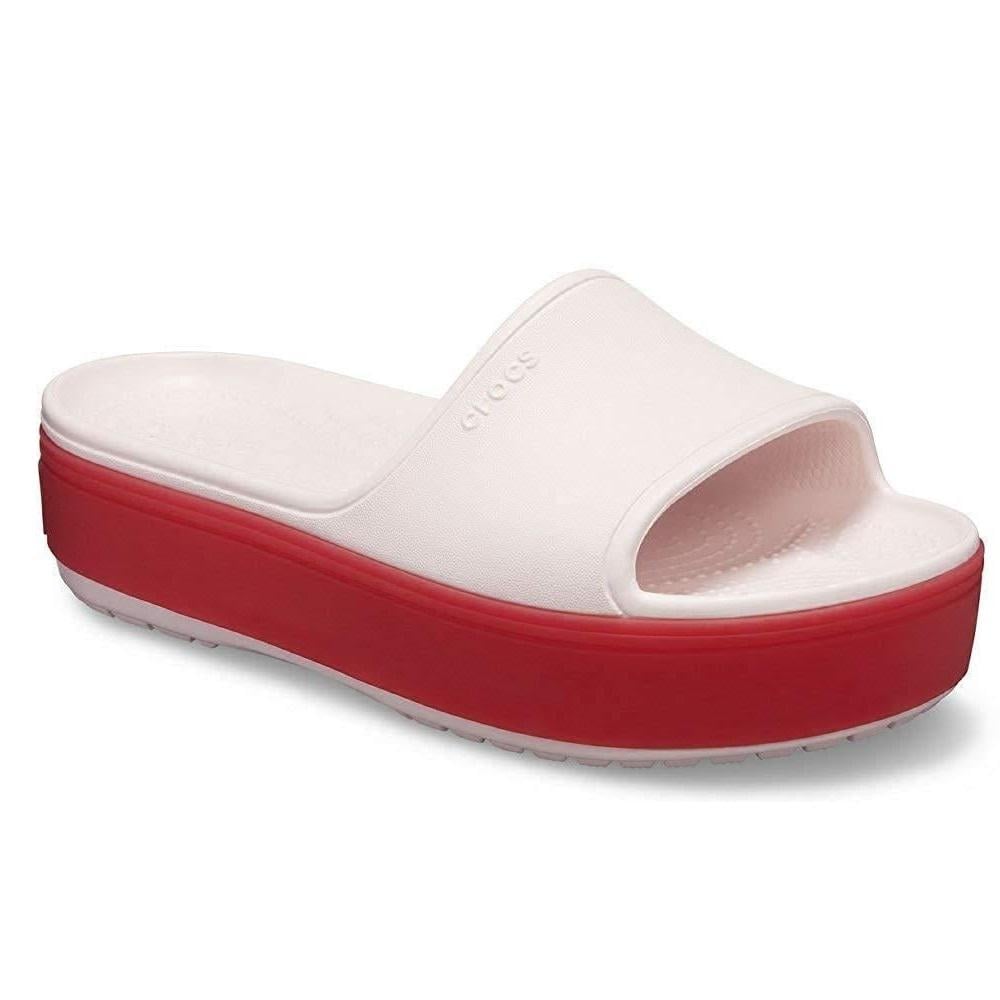 CrocsCrocbandPlatformSlidePinkPepper-2 Crocs Crocband Platform Slide Pink/Pepper