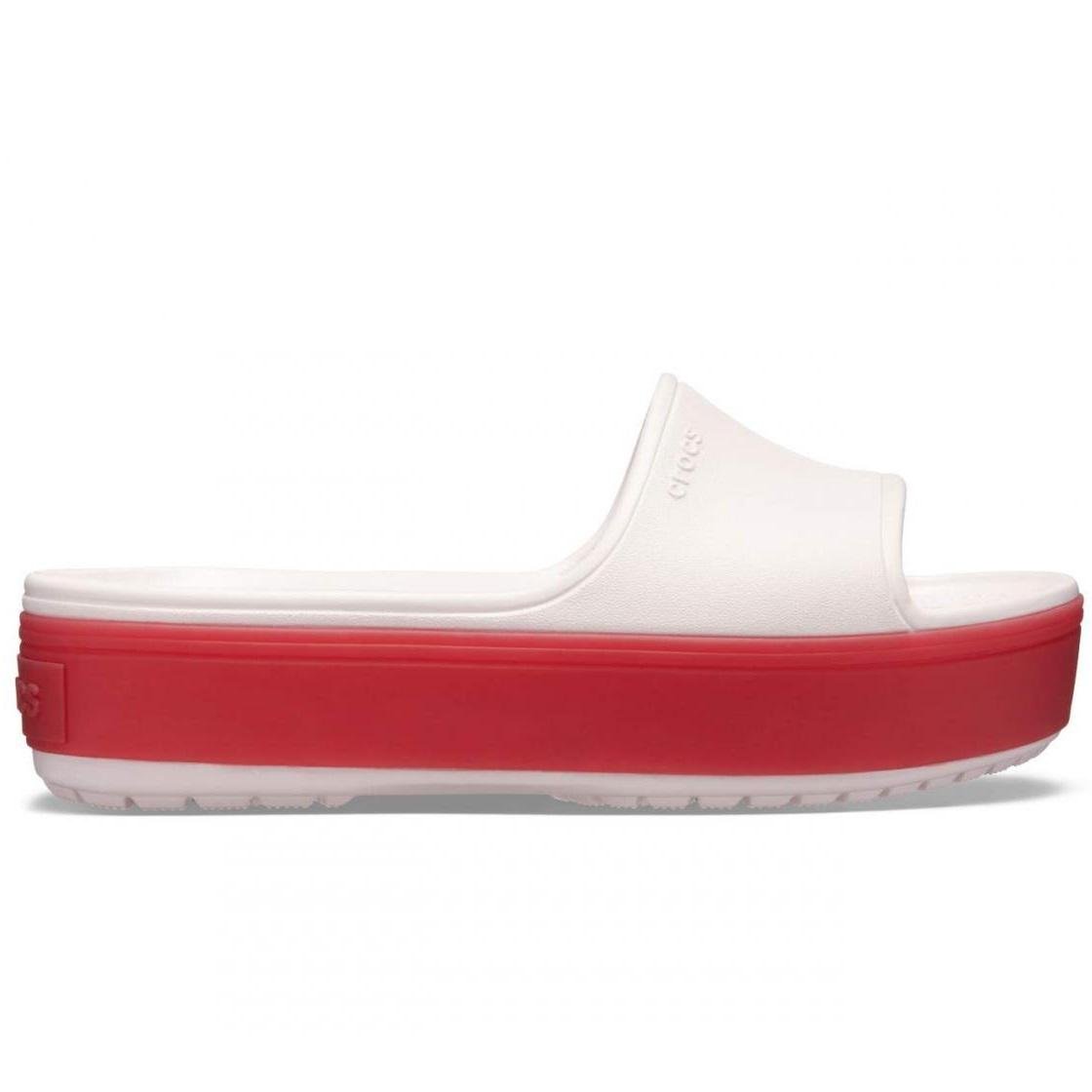 CrocsCrocbandPlatformSlidePinkPepper-3 Crocs Crocband Platform Slide Pink/Pepper